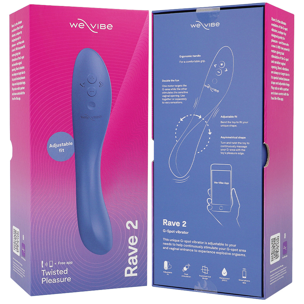 We-Vibe Rave 2 bleu - Vibromasseur point G connecté - photo produit 7