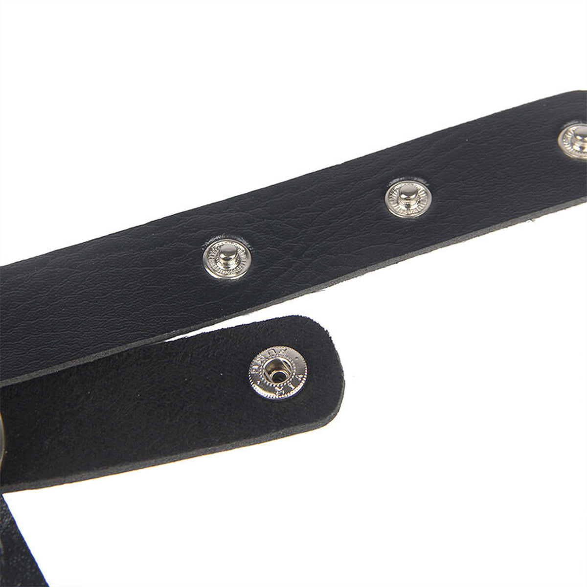 SUBBLIME - HARNAIS POITRINE CHAÎNE S EN CUIR NOIR TAILLE UNIQUE SUBBLIME FETISH