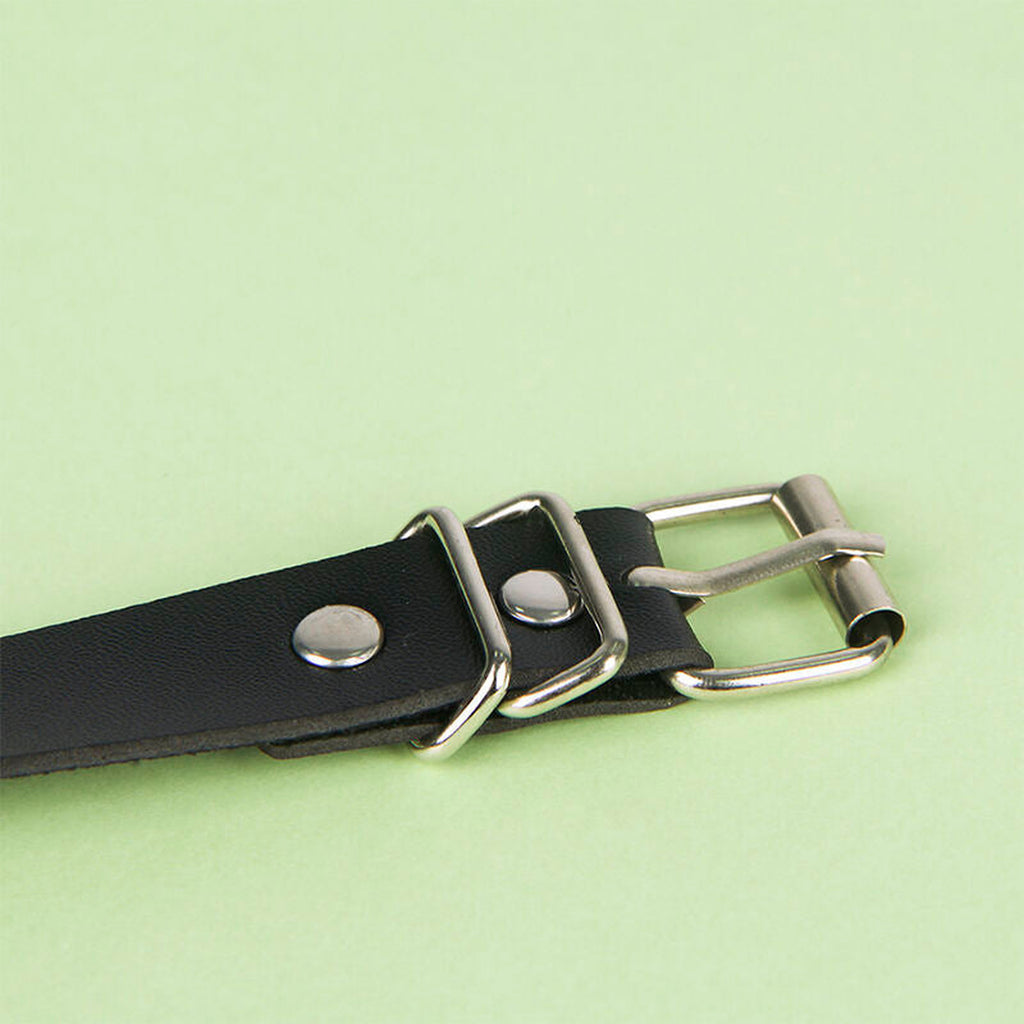 SUBBLIME - CHAÎNE CUIR CEINTURE NOIRE TAILLE UNIQUE SUBBLIME FETISH