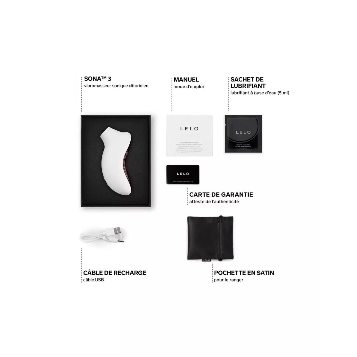 LELO Sona 3 crème – photo produit 11