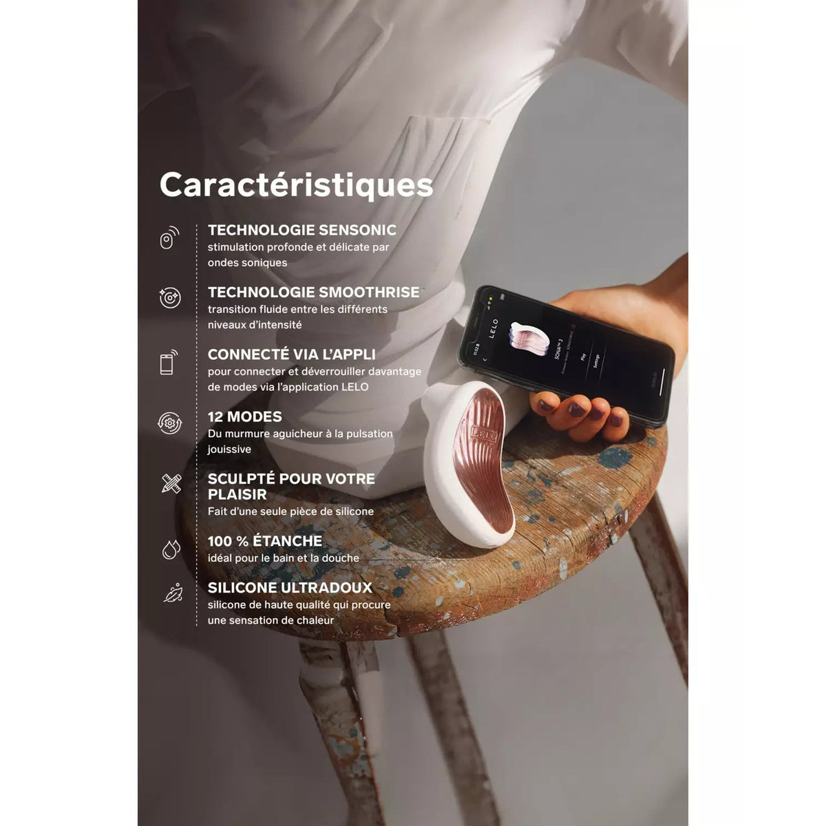LELO Sona 3 crème – photo produit 12