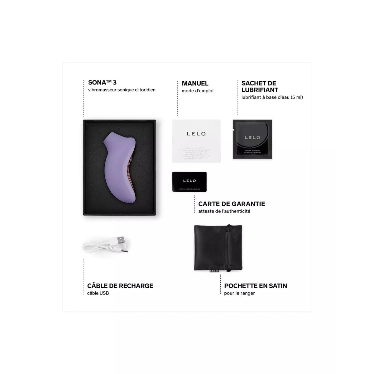 LELO Sona 3 Violet Dusk – photo produit 4