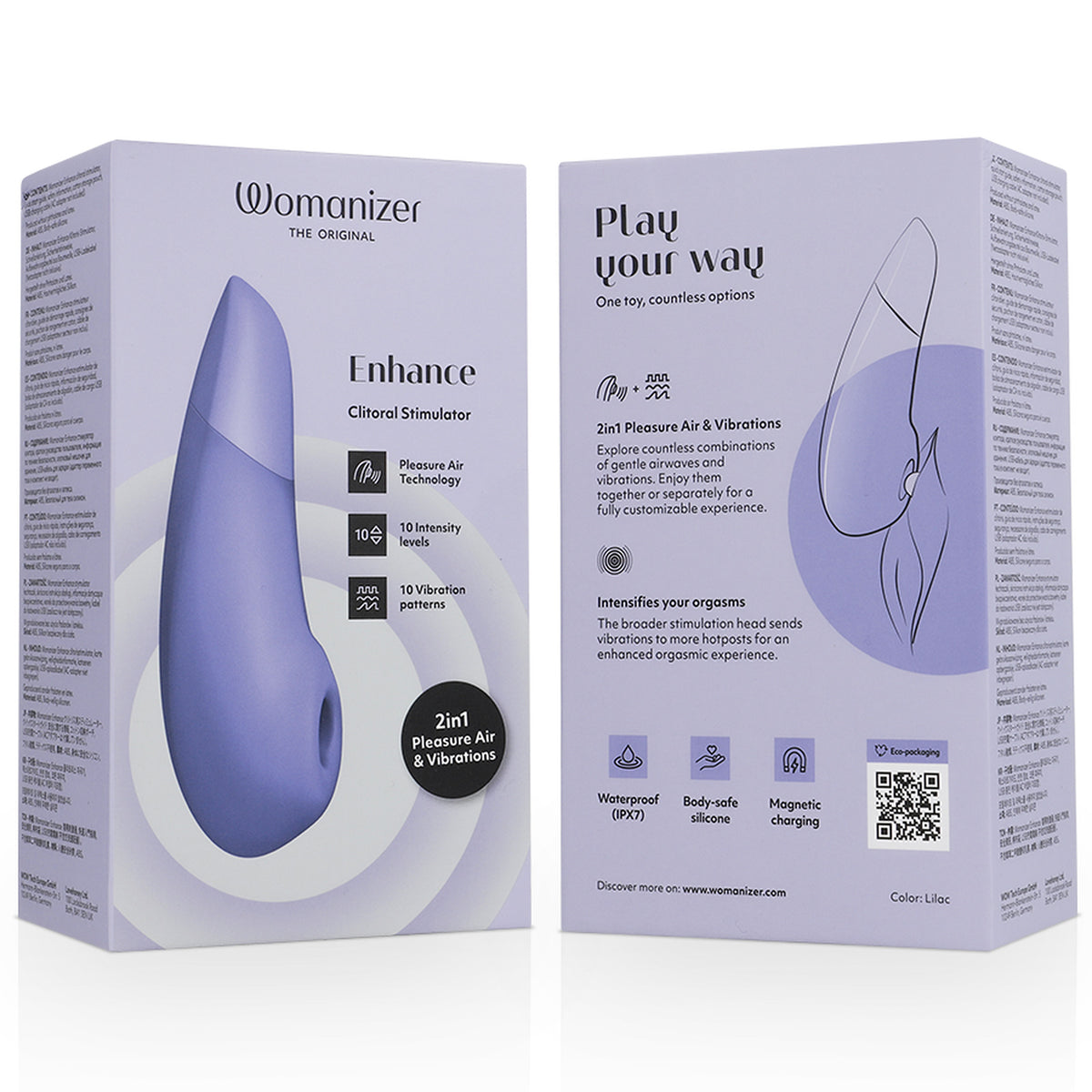 Womanizer Enhance lilas - Stimulateur Pleasure Air et vibrations - photo produit 7