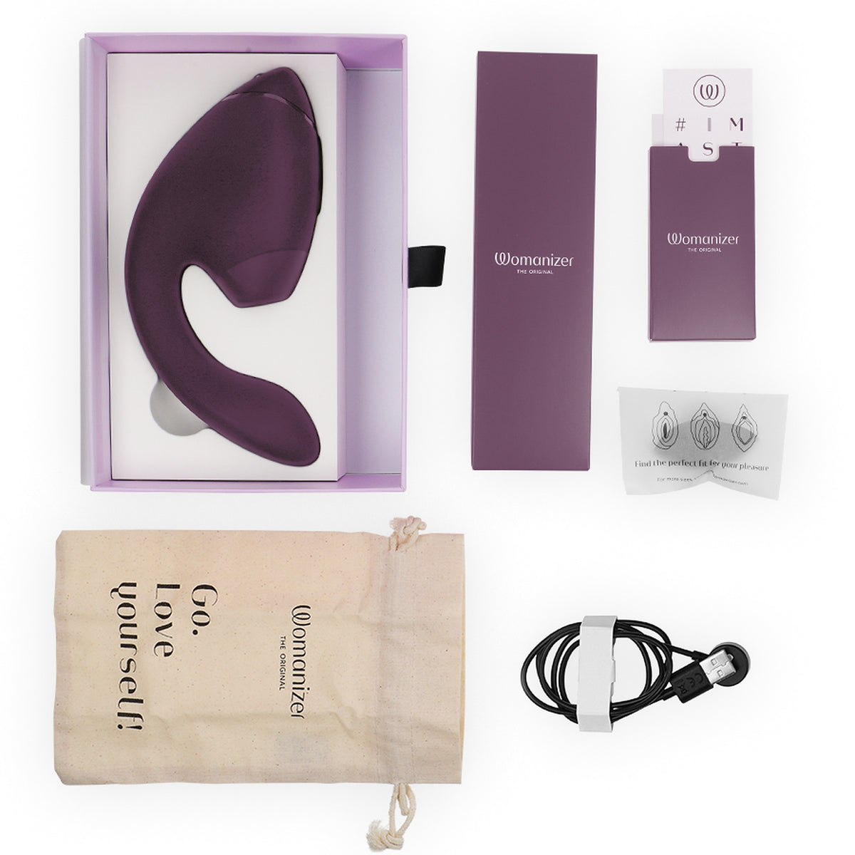 Womanizer Duo Next violet - Double stimulateur 3D Pleasure Air - photo produit 6