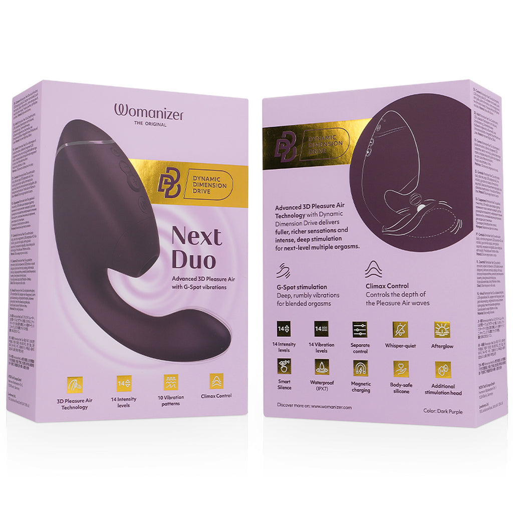 Womanizer Duo Next violet - Double stimulateur 3D Pleasure Air - photo produit 7