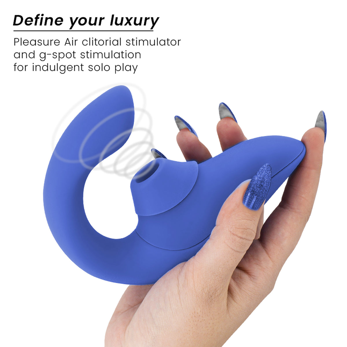 Womanizer Blend bleu vif - Rabbit Pleasure Air - photo produit 3
