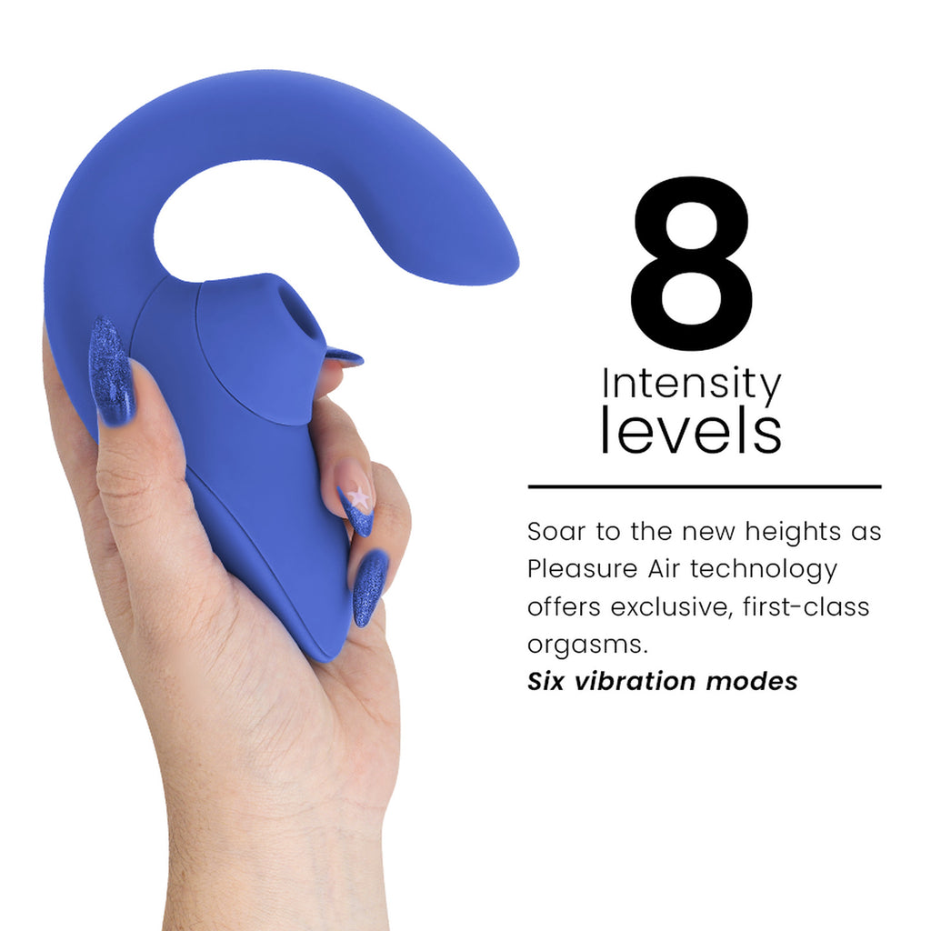 Womanizer Blend bleu vif - Rabbit Pleasure Air - photo produit 5