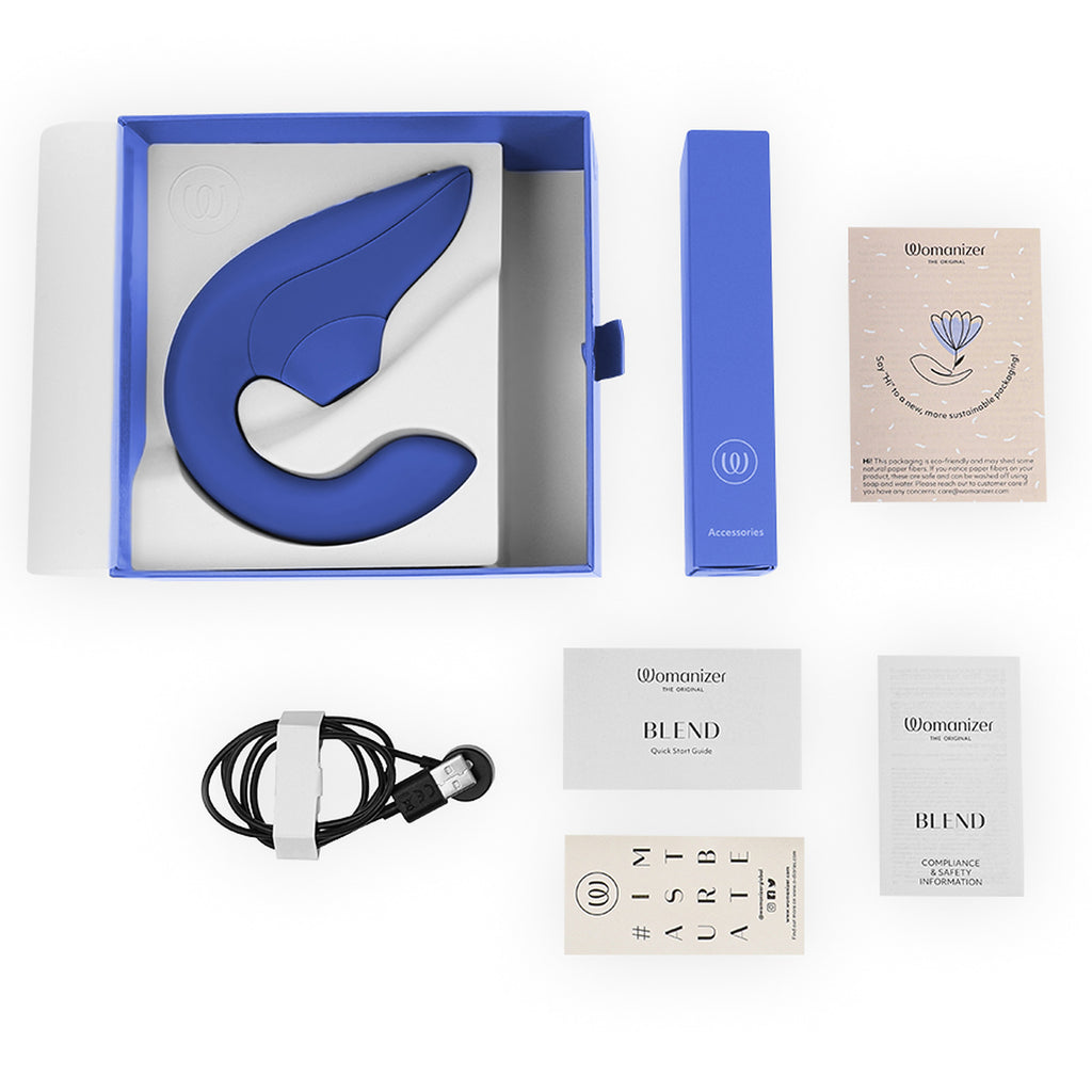 Womanizer Blend bleu vif - Rabbit Pleasure Air - photo produit 6