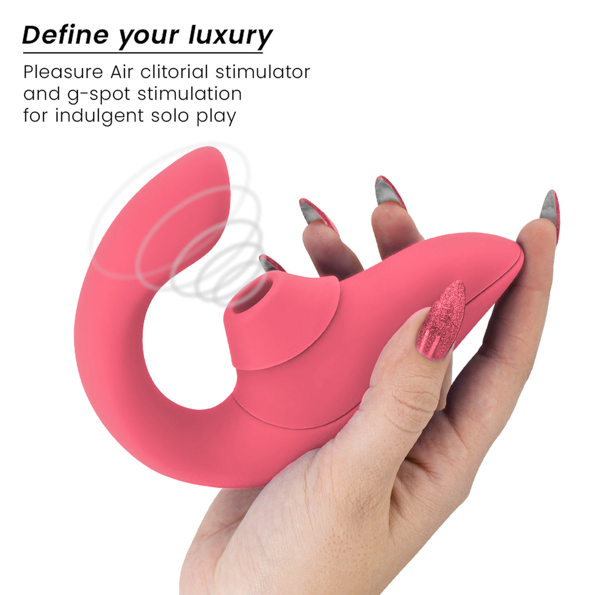 Womanizer Blend rose poudré - Rabbit Pleasure Air - photo produit 3