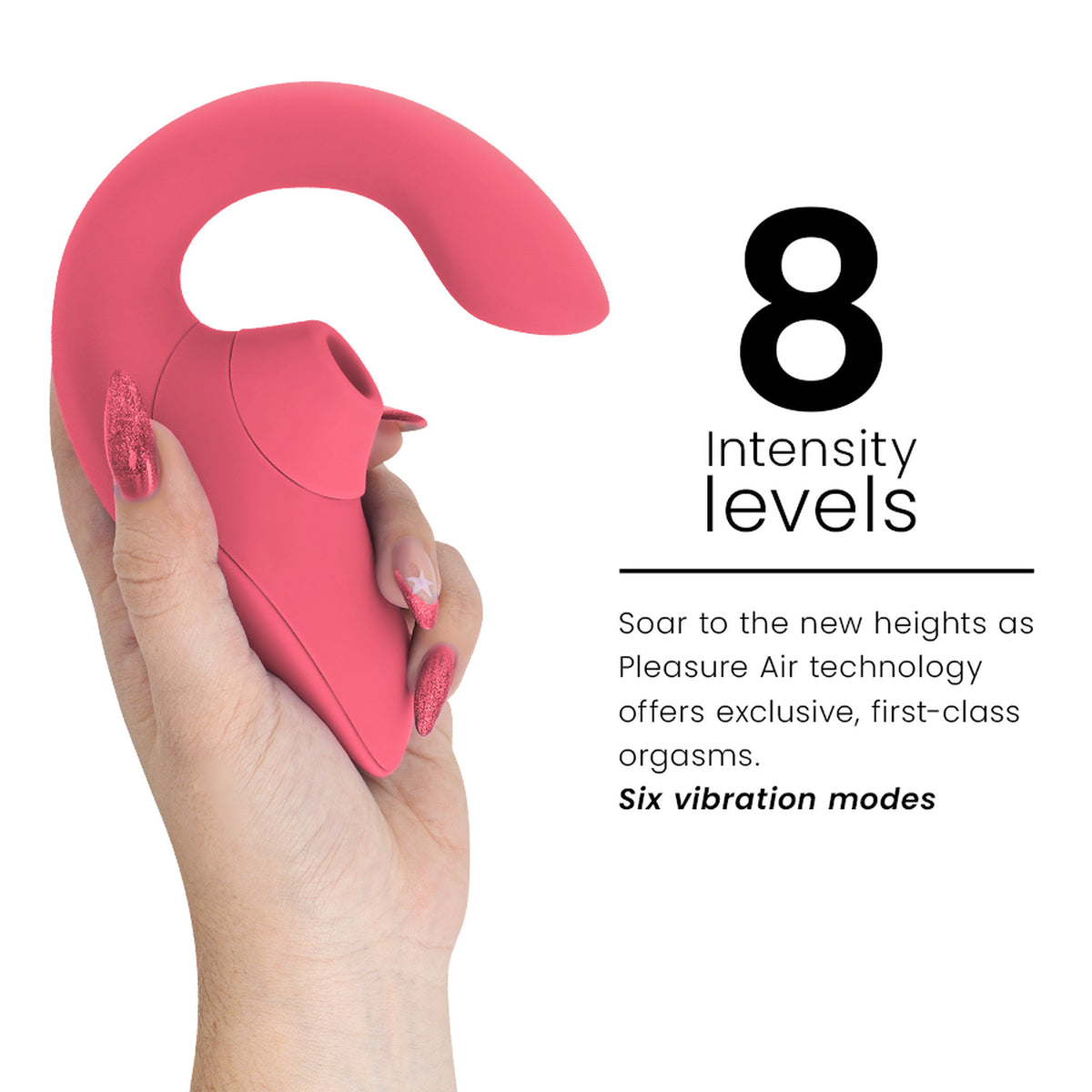 Womanizer Blend rose poudré - Rabbit Pleasure Air - photo produit 5