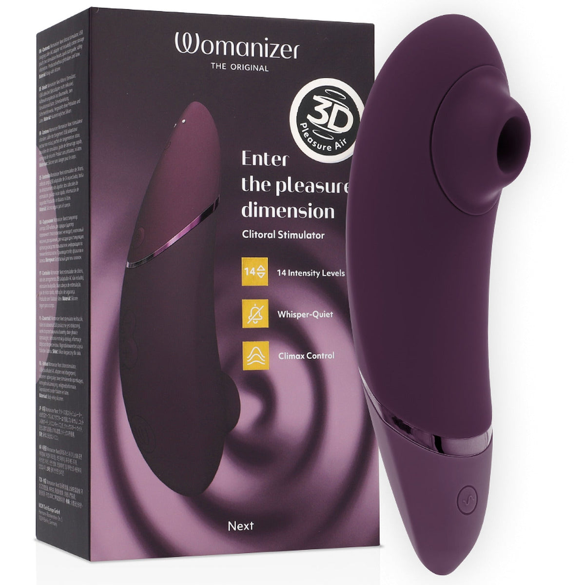 Stimulateur clitoridien Womanizer Next violet 3D Pleasure Air