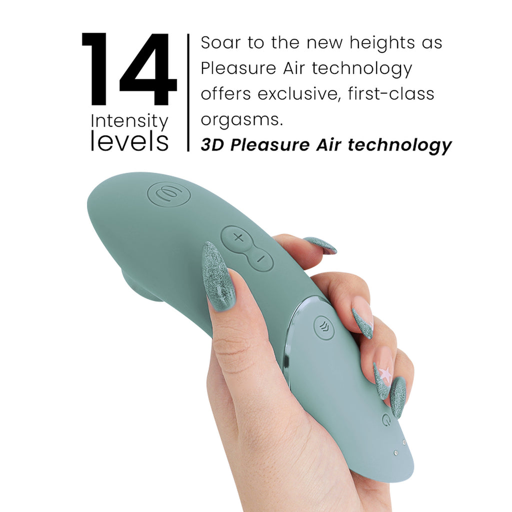 Womanizer Next vert sauge - Stimulateur clitoridien 3D Pleasure Air - photo produit 5