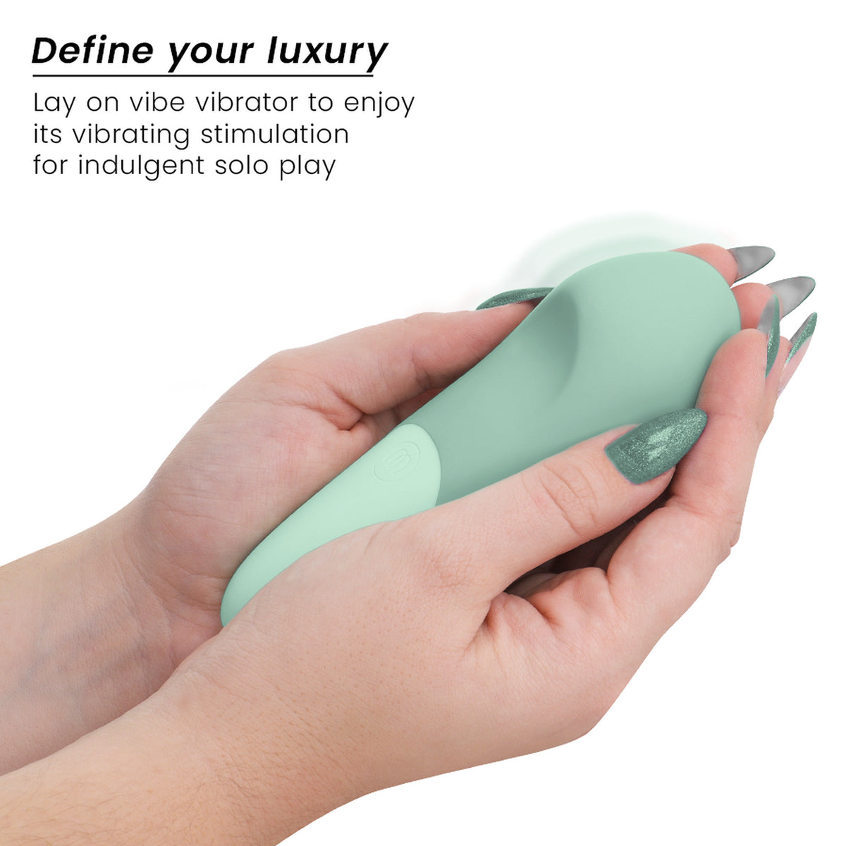 Womanizer Vibe vert sauge - Vibromasseur clitoridien UltraWave - photo produit 3