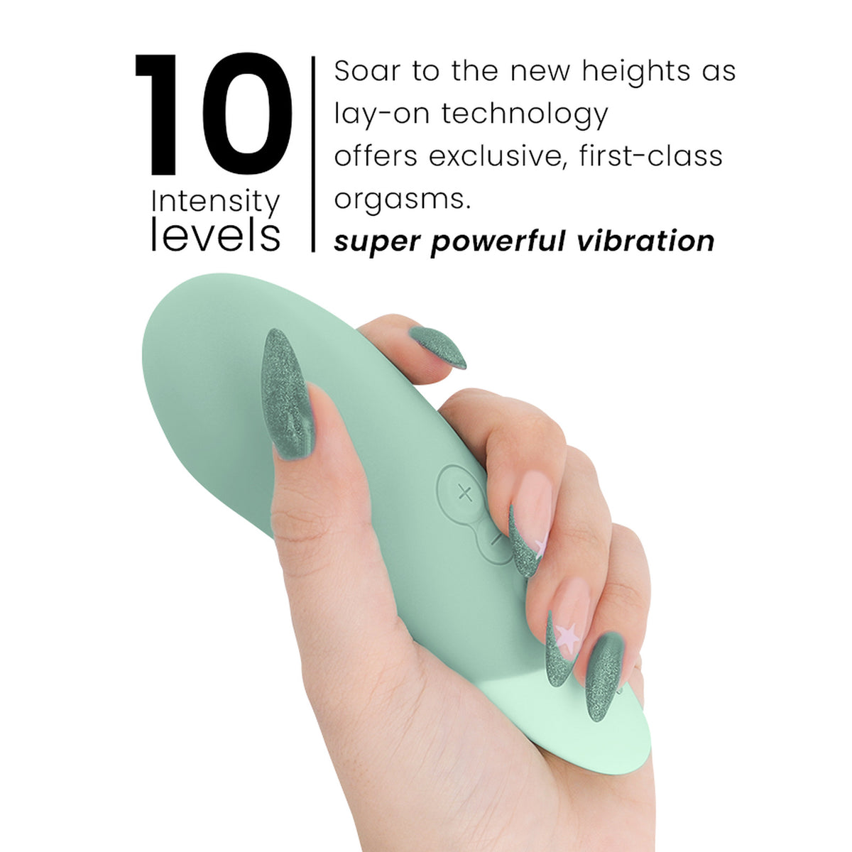 Womanizer Vibe vert sauge - Vibromasseur clitoridien UltraWave - photo produit 5