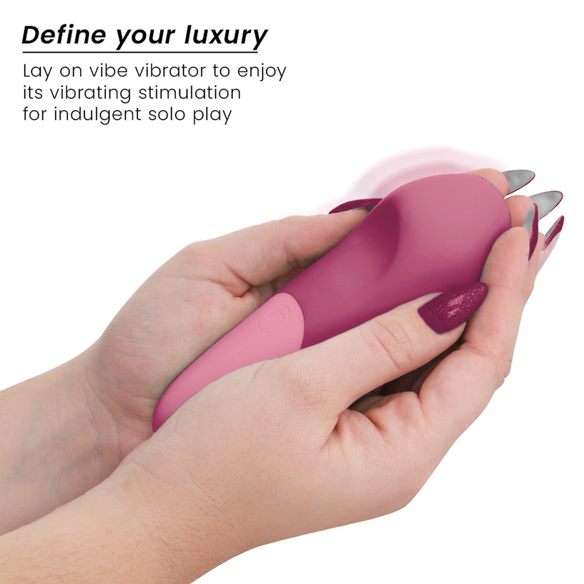 Womanizer Vibe rose poudré - Vibromasseur clitoridien UltraWave - photo produit 3