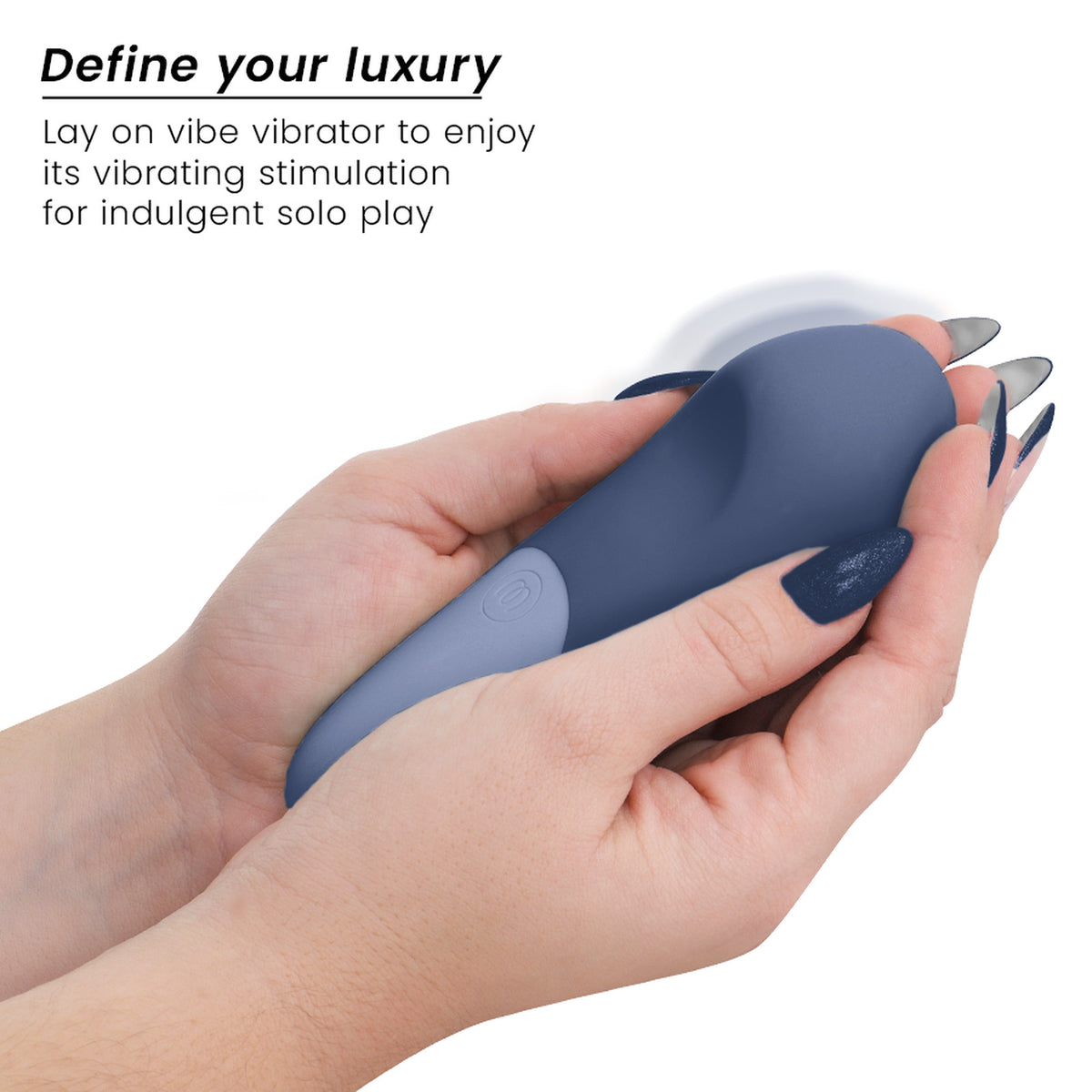 Womanizer Vibe bleu nuit - Vibromasseur clitoridien UltraWave - photo produit 3