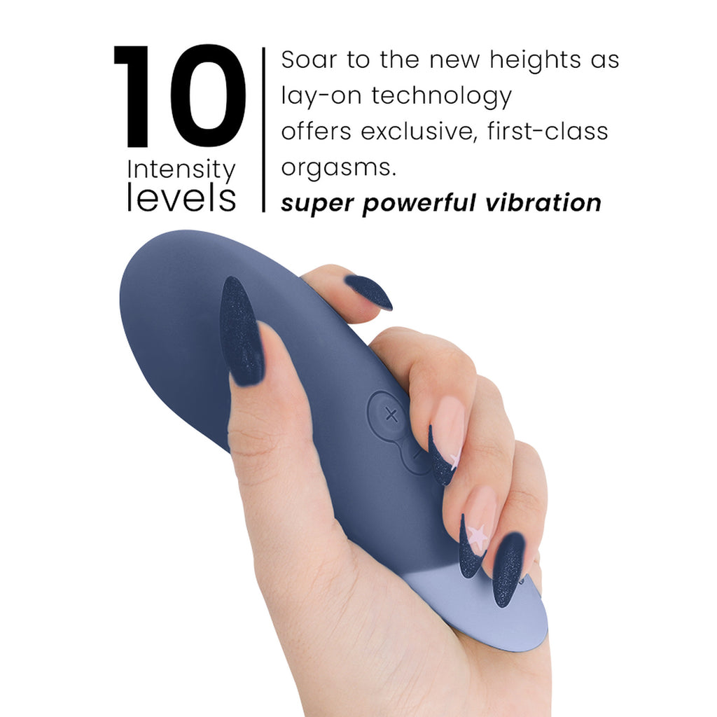 Womanizer Vibe bleu nuit - Vibromasseur clitoridien UltraWave - photo produit 5