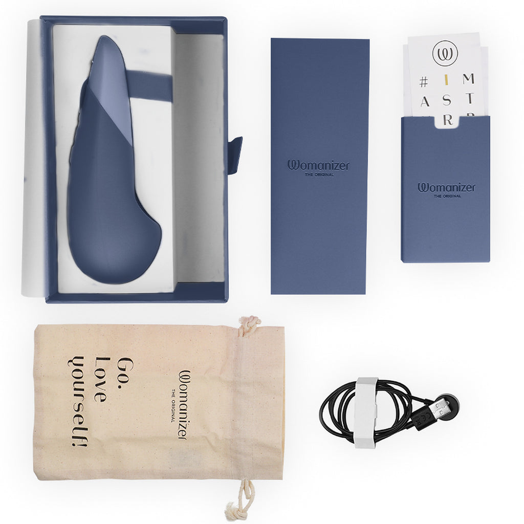 Womanizer Vibe bleu nuit - Vibromasseur clitoridien UltraWave - photo produit 6