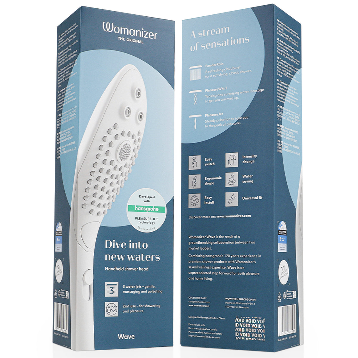 Womanizer Wave blanc - Pommeau de douche stimulant - photo produit 7