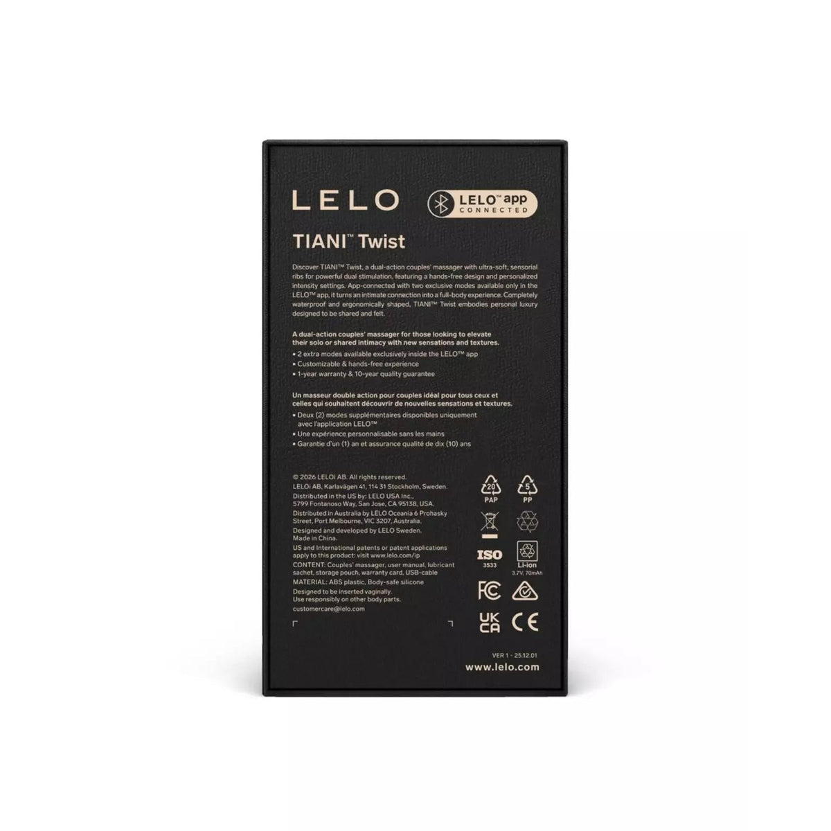 LELO Tiani Twist lavande – photo produit 8