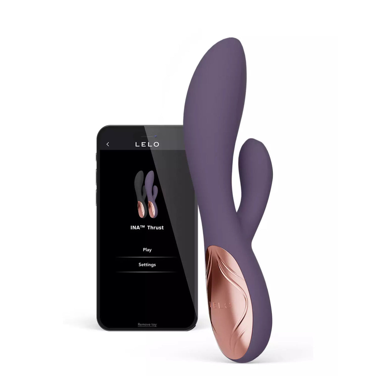 LELO INA Thrust violet – Rabbit à mouvement connecté