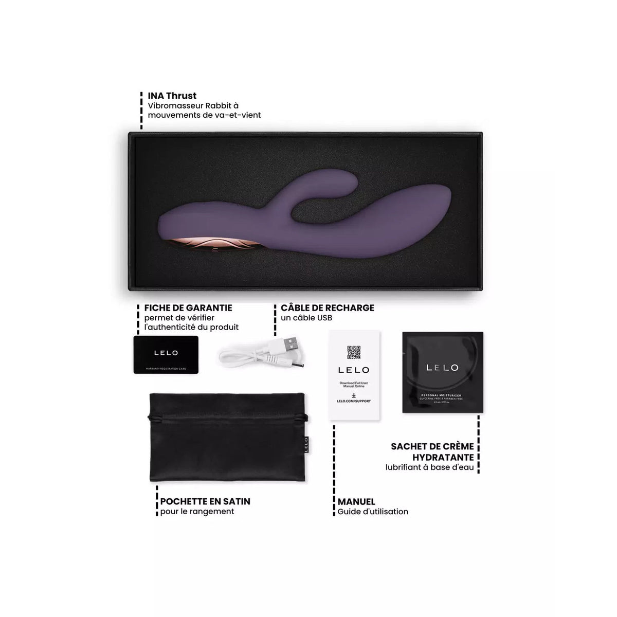 LELO INA Thrust violet – photo produit 5
