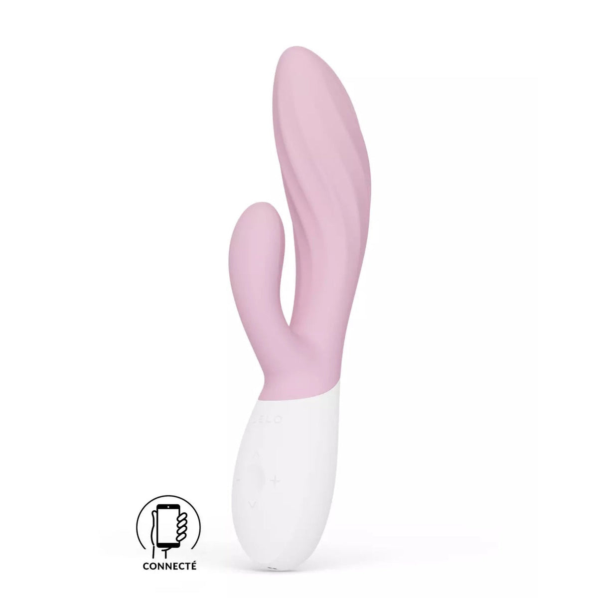 Rabbit connecté LELO INA Twist rose à double stimulation