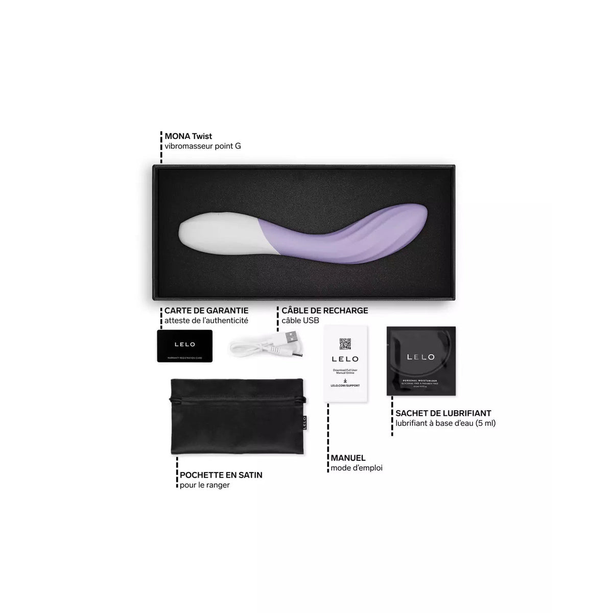 LELO Mona Twist lilas – photo produit 5