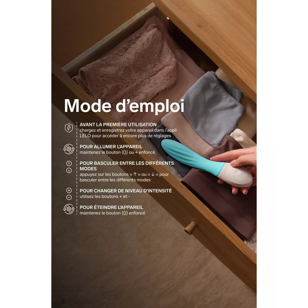 LELO Mona Twist turquoise – photo produit 7