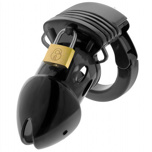 Addicted Toys Locked - Chastity Depths, anneau réglable 35-52 mm - vue produit sur fond blanc