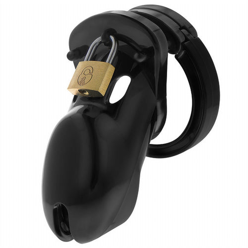 Addicted Toys Locked - Forbidden Vault, cage à pénis 5 anneaux - vue produit sur fond blanc