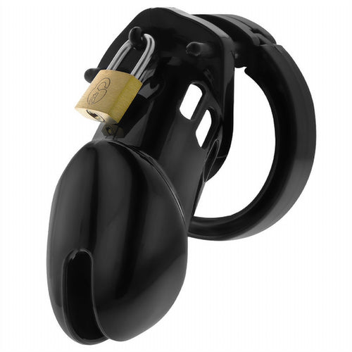 Addicted Toys Locked - Obsidian Hold taille M, cage 95 mm - vue produit sur fond blanc