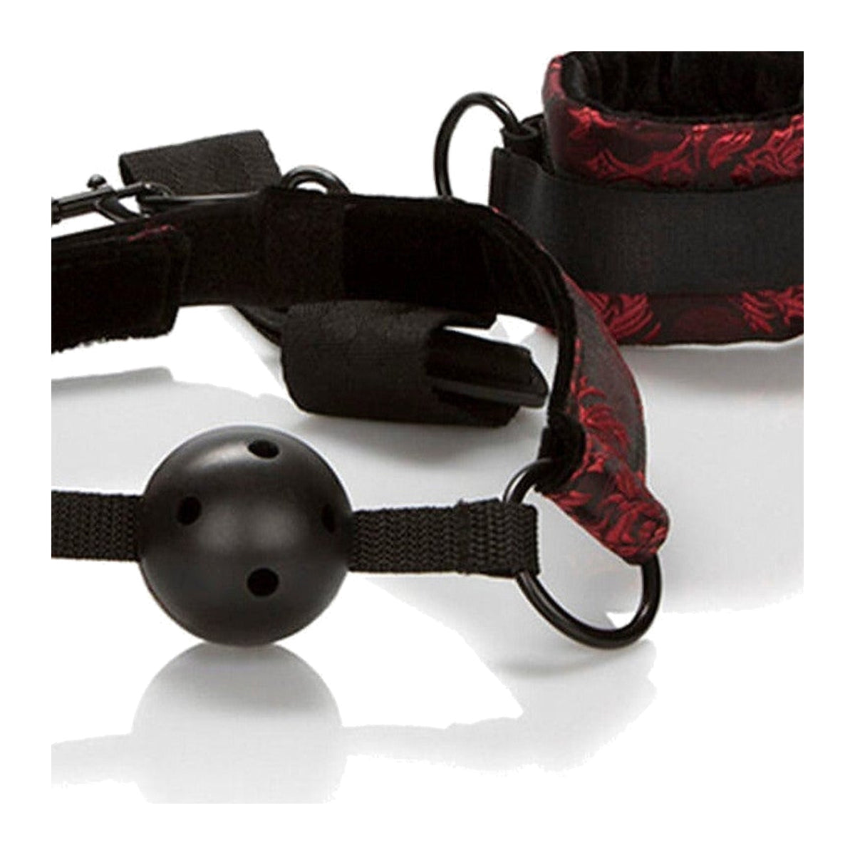 CalExotics Scandal - Bâillon en silicone à bouchon amovible – détail réel 2