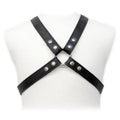 Leather Body Classic V - harnais corporel en cuir noir