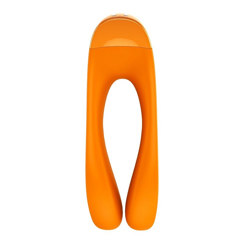 SATISFYER - VIBRATEUR  DOIGTS CANDY CANE ORANGE SATISFYER VIBRATOR