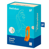 SATISFYER - VIBRATEUR  DOIGTS CANDY CANE ORANGE SATISFYER VIBRATOR
