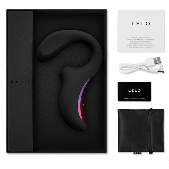 LELO - MASSEUR DE STIMULATION DOUBLE ASPIRATION ENIGMA NOIR LELO