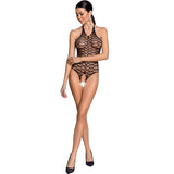 PASSION - FEMME BS087 BODYSTOCKING NOIR TAILLE UNIQUE PASSION WOMAN
