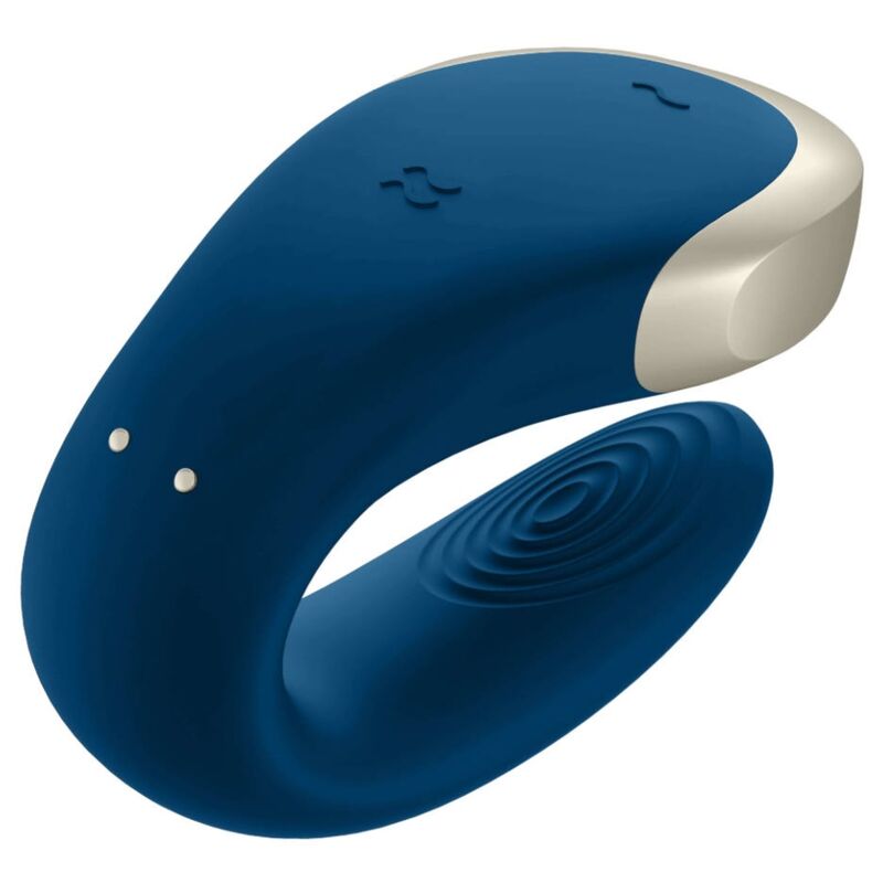 SATISFYER - VIBRATEUR DOUBLE LOVE LUXURY PARTNER BLEU SATISFYER PARTNER