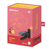 SATISFYER - VIBRATEUR PARTENAIRE DOUBLE FUN NOIR SATISFYER CONNECT