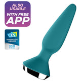 SATISFYER - VIBRATEUR PLUG ILICIOUS 1 PLUG VERT SATISFYER CONNECT