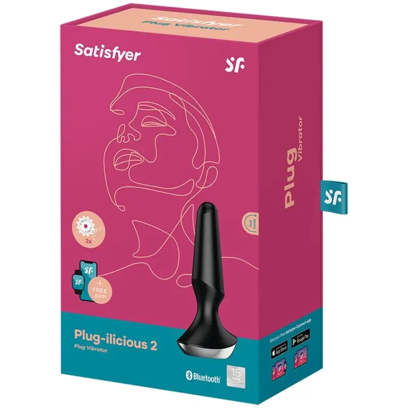 SATISFYER - VIBRATEUR PLUG ILICIOUS 2 PLUG NOIR SATISFYER CONNECT
