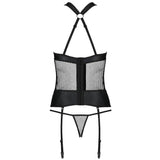 PASSION - AMANDA CORSET EN CUIR ÉCOLOGIQUE S/M PASSION WOMAN