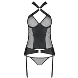 PASSION - AMANDA CORSET CUIR ÉCOLOGIQUE L/XL PASSION WOMAN