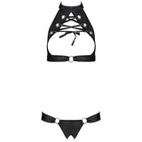 PASSION - ENSEMBLE CUIR ÉCOLOGIQUE MALWIA S/M PASSION WOMAN SETS