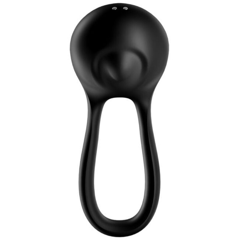 SATISFYER - VIBRATEUR  ANNEAU MAJESTIC DUO NOIR SATISFYER RING
