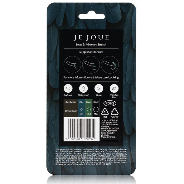 Je Joue Anneau pénien maintien léger - Bleu - photo produit 5