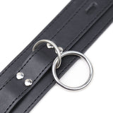 OHMAMA FETISH - COLLIER DE SOUMISSION AVEC 3 ANNEAUX OHMAMA FETISH