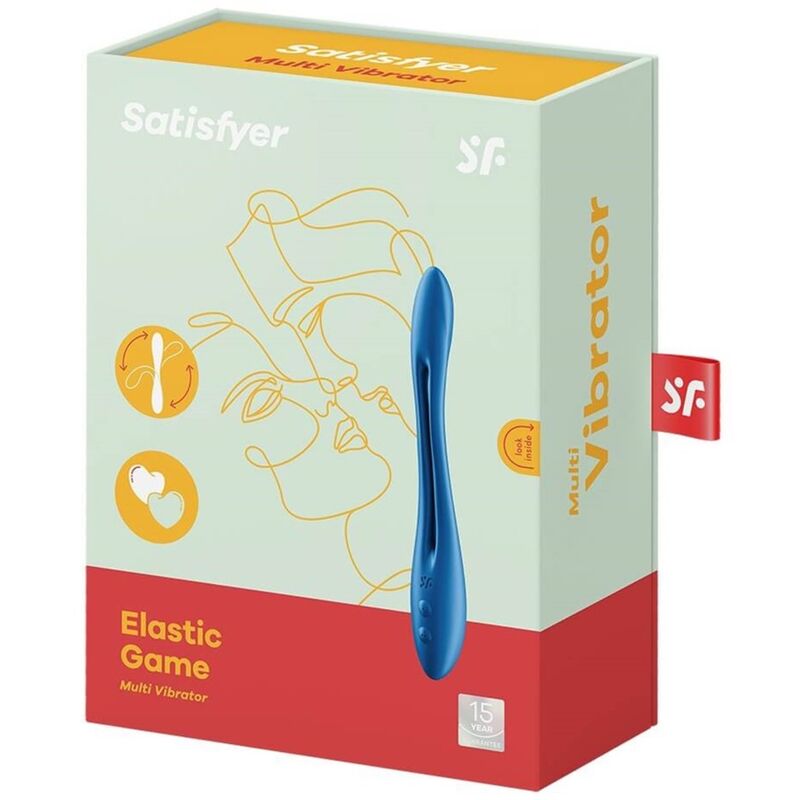 SATISFYER - VIBRATEUR MULTI ÉLASTIQUE GAME BLEU SATISFYER VIBRATOR