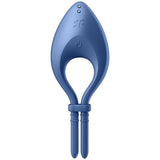 SATISFYER - APPLICATION BULLSEYE RING VIBRATOR BLEU SATISFYER RING